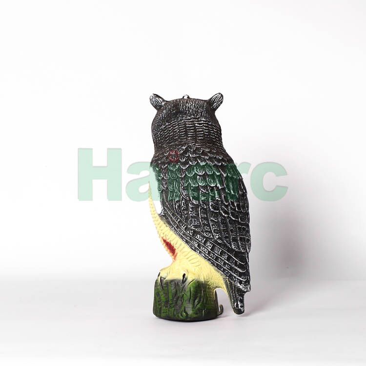Haierc Garden Natural Scarecrow Plastic Owl Pest Control HC1601F