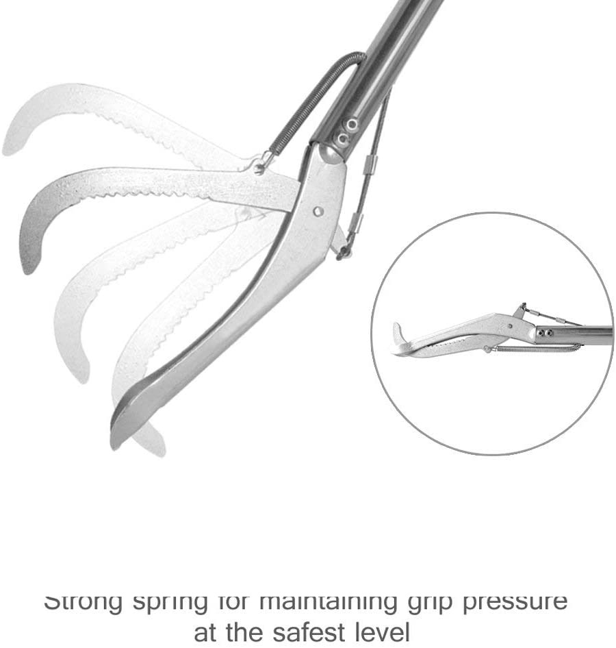 Eco Foldable Stainless Steel Snake Catcher Tongs, Snake Pest Control, Snake Repellent