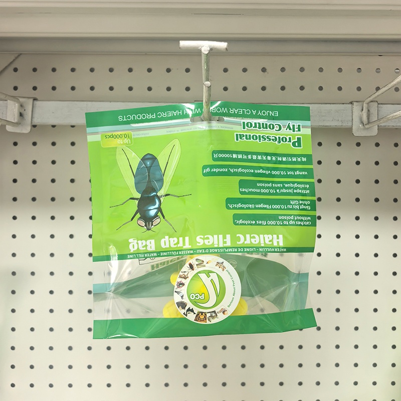 Haierc Ловушки для мух на открытом воздухе, ловушка для мух на патио, нетоксичные пакеты для мух, одноразовые для улицы. Подвесные ловушки для всех видов грязных мух.