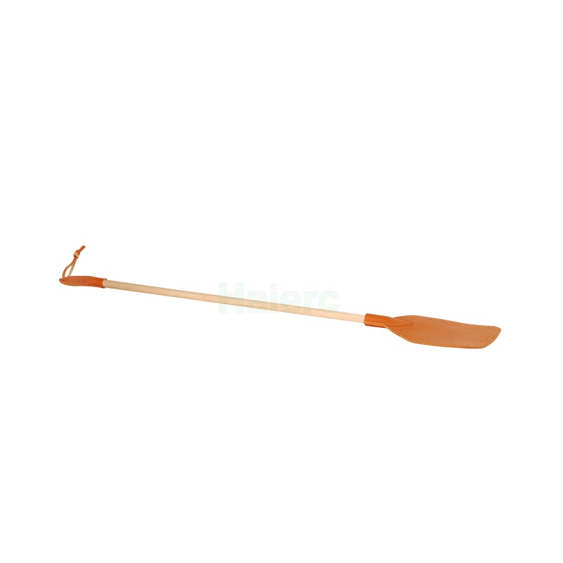 Прочный кожаный мухобой Haierc для использования в помещении с длинной ручкой, тяжелый деревянный мухобой с подвесным шнуром, долговечный мухобой.