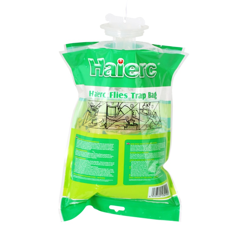 Haierc Горячие продажи нетоксичных инсектицидных продуктов для улицы, подвесная ловушка для вредителей, одноразовый большой пакет для ловли плодовых мушек для сада и дома