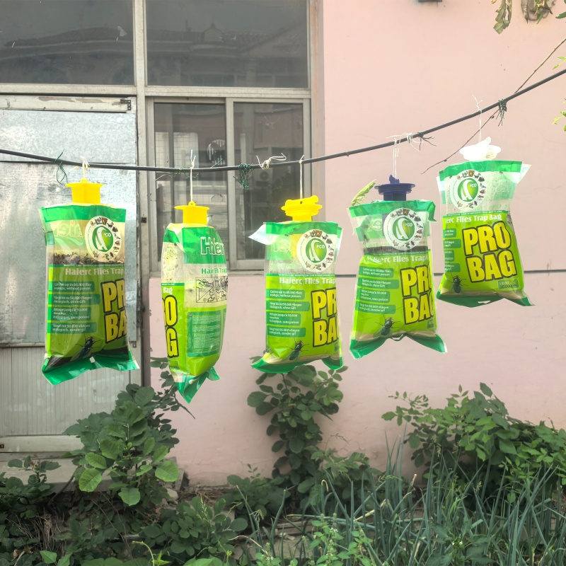Haierc Горячие продажи нетоксичных инсектицидных продуктов для улицы, подвесная ловушка для вредителей, одноразовый большой пакет для ловли плодовых мушек для сада и дома