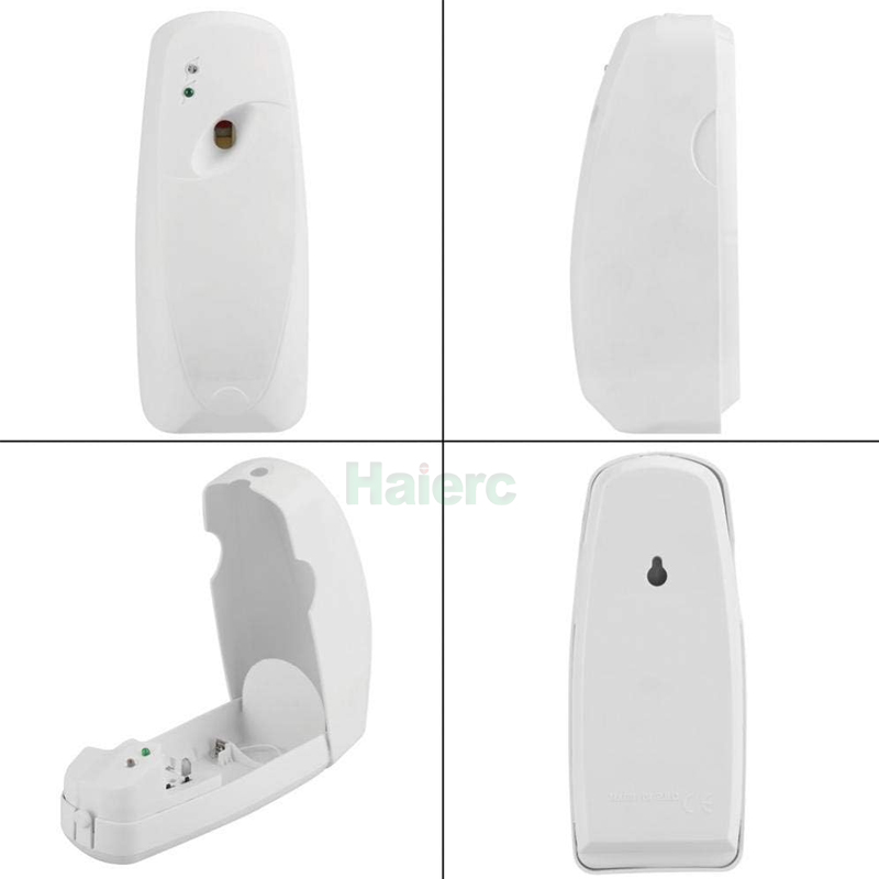 Haierc Настраиваемый настенный распылитель на батарейках, пластиковый автоматический аэрозольный диспенсер, автоматический уничтожитель насекомых