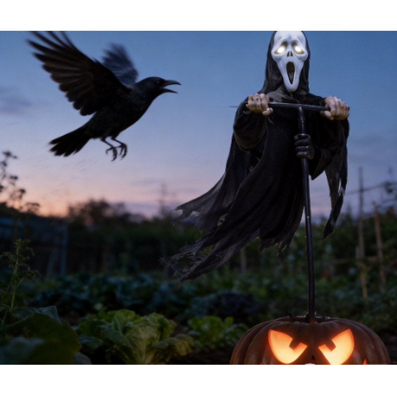 Отпугиватель птиц в виде пугала для сада на открытом воздухе, контроль вредителей, реалистичное пугало для фермы, сада, двора HC1642