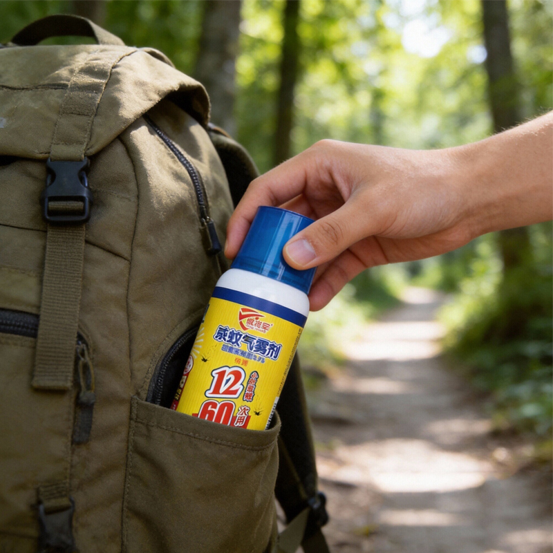 Аэрозоль для уничтожения комаров Haierc из алюминиевой банки, спрей-репеллент от комаров, инсектицид