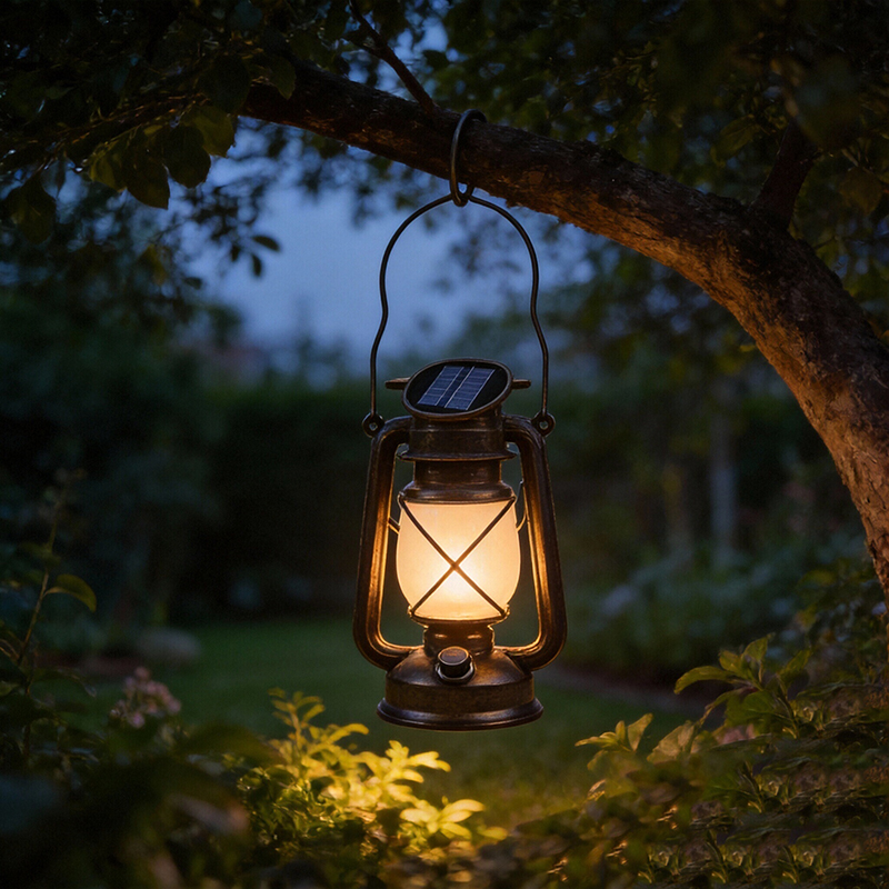 Солнечный уличный уничтожитель насекомых Haierc с пламенем / белым светодиодом, УФ-лампа для уничтожения комаров, лампа для сада, патио и кемпинга