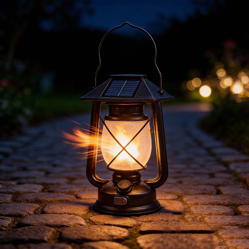 Солнечный уличный уничтожитель насекомых Haierc с пламенем / белым светодиодом, УФ-лампа для уничтожения комаров, лампа для сада, патио и кемпинга